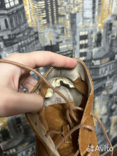 Полуботинки женские замша