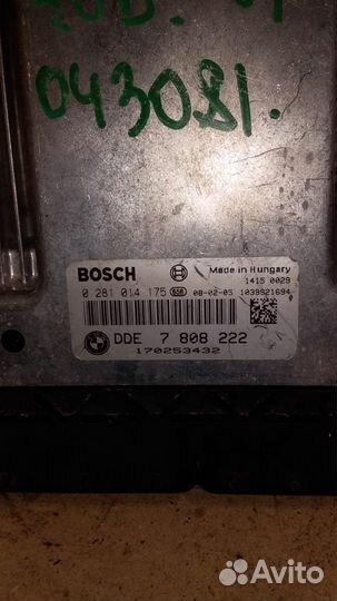 Блок управления двигателя BMW7 E65 3.0TD 2001-2010