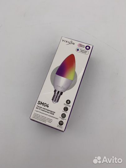 Умная лампочка Vixion SM04 RGB 6500К E14 5Вт