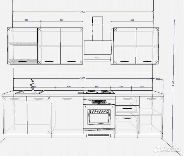Кухонный гарнитрур напрямую от производителя
