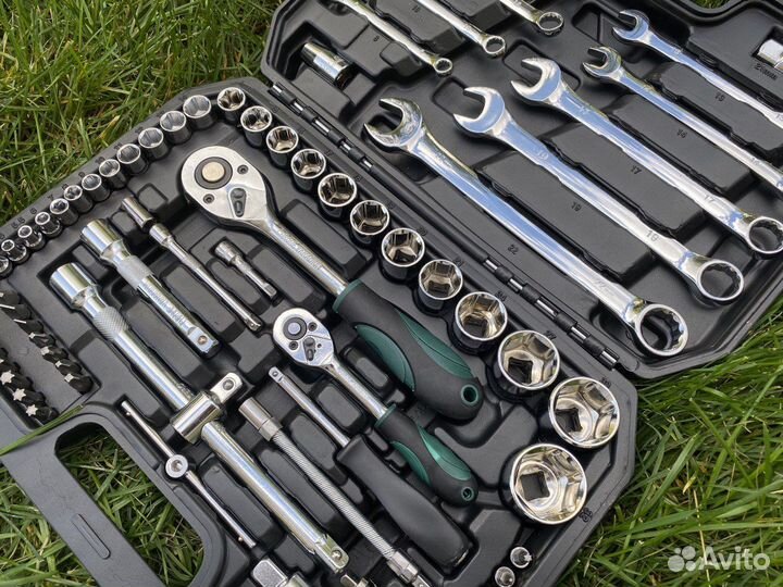 Набор инструментов 82 предмета с Гаечными ключами