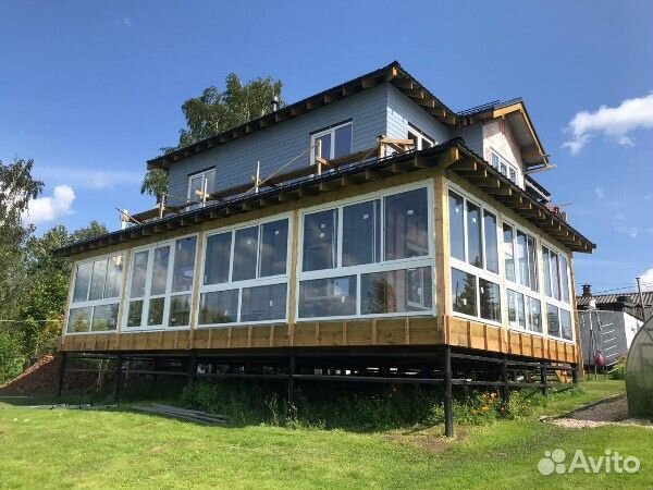 Остекление веранд и террас, панорамные окна