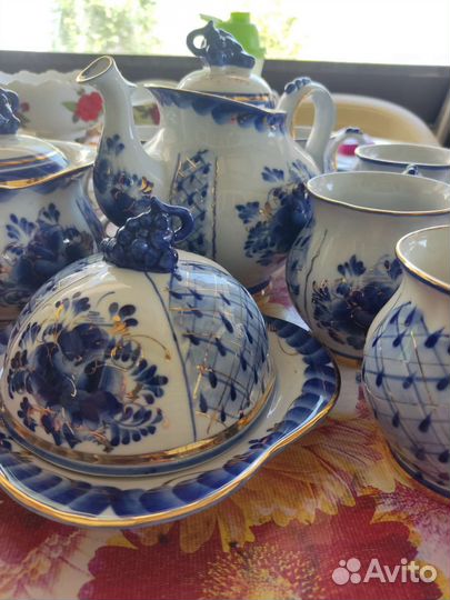 Чайный сервиз гжель
