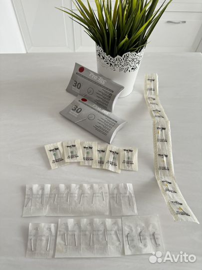 Иглы для электроэпиляции pro-tec