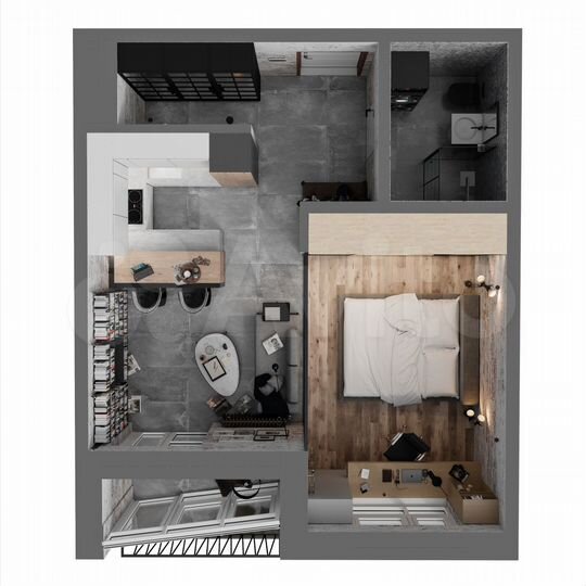 1-к. квартира, 41,4 м², 14/18 эт.