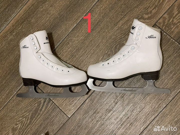 Коньки фигурные детские Graf, TUV rheinland, Aremi