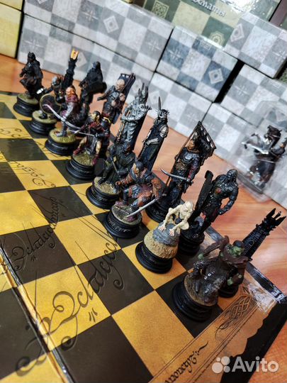 Шахматы Властелин колец 32ф.+З ф. Коллекц