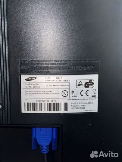Монитор Samsung syncmaster 913n
