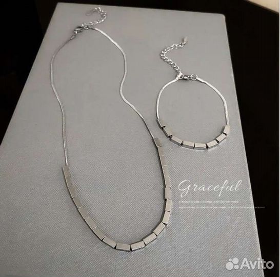 Колье чокер + браслет новые