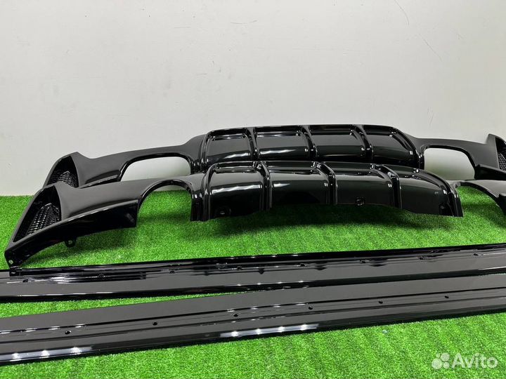 Губа лезвия диффузор Глянец BMW F32 F36 F33