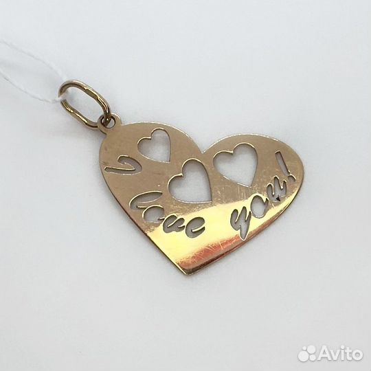 Золотая подвеска