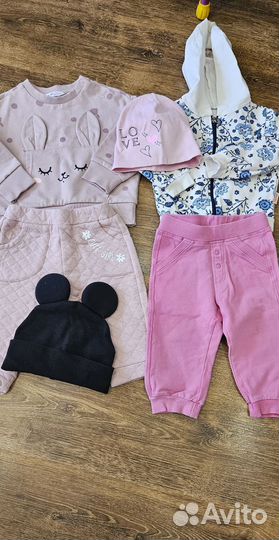 Одежда для девочек с 74размера до 1,5 года