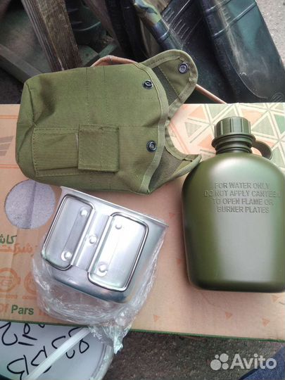 Фляга котелок объём 1литр