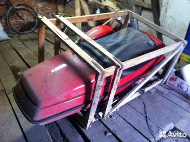 Боковой прицеп "Спутник" к мотоциклу иж купить в Волжском | Авито