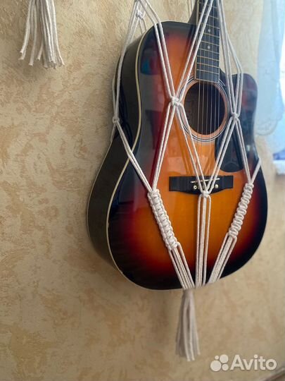 Держатель для гитары укулеле макраме подвес