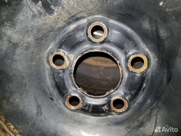 Диски штампованные R14 5114 Фабия