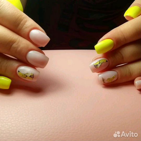 Наращивание ногтей, покрытие гель-лак, маникюр и п