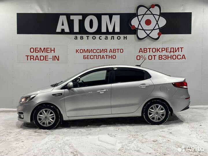 Kia Rio 1.4 МТ, 2017, 124 500 км