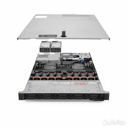 Сервер Dell R640 10SFF NVMe (2xGold 6144, 192GB)