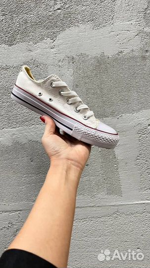 Кеды Converse Chuck Taylor Low, White 43 размер