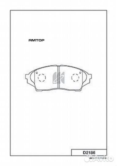 Kashiyama D2186 D2186 kashiyama Колодки торм диск