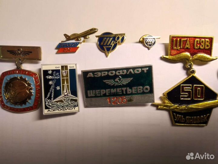 Авиация кб Туполева и пр., знаки/марки