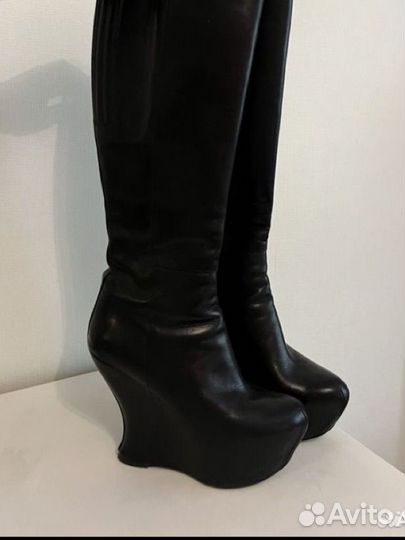 Винтажные сапоги YSL 37