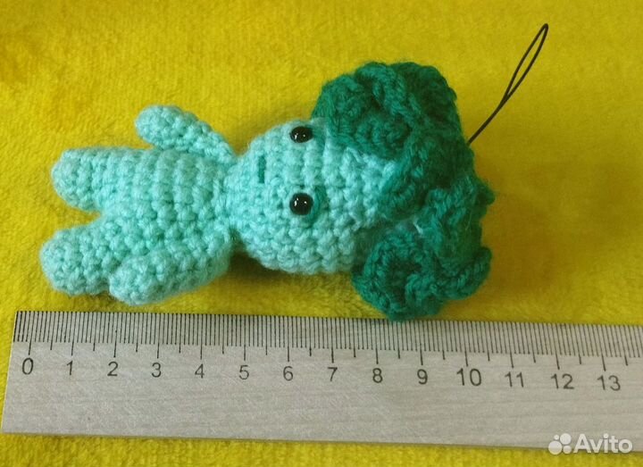 Комплект из 2 вязаных Амигуруми, Брокле, брелок