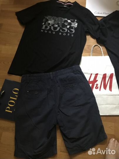 USS polo H&M Шорты 46 синие