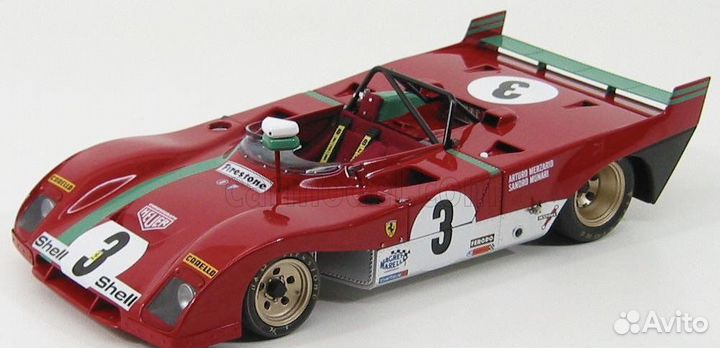 Ferrari 312P N3 winner targa florio 1/18 GMP