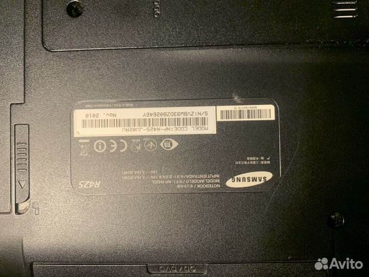 Ноутбук Samsung NP-R425D-EXP NP-R425-JU02RU