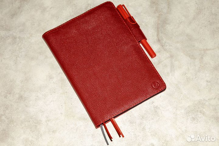 Кожаная обложка для тетради/блокнота