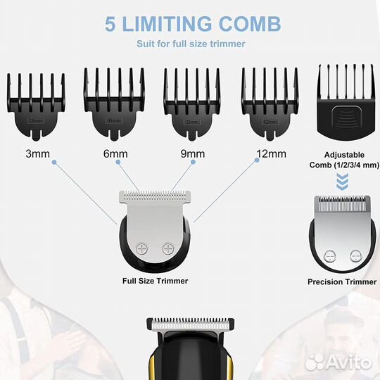 Новые USA Brightup Beard Trimmer, Hair Clippers