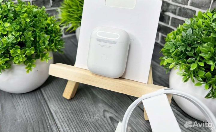 AirPods 2 (Premium Airoha) + чехол