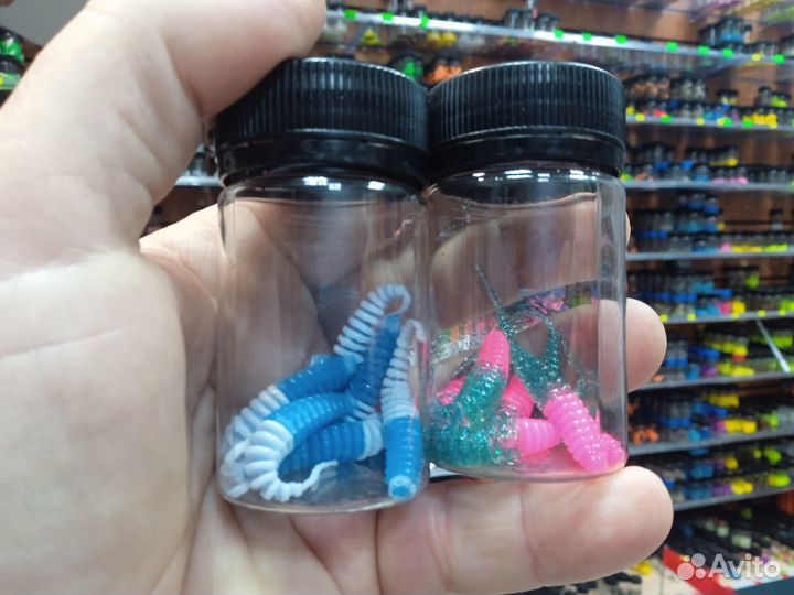 Набор приманок для ловли окуня (танта + рачки)