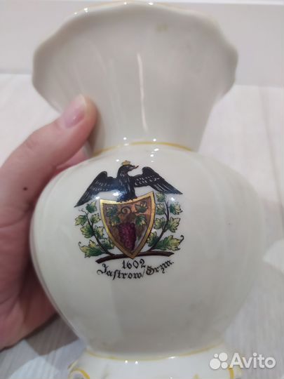 Ваза фарфор schaubach kunst ГДР раритет