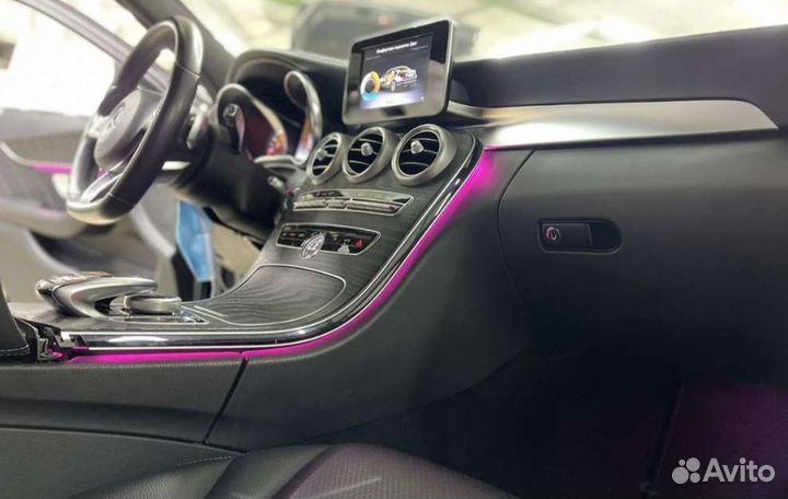Ambient Подсветка салона C W205 mercedes benz