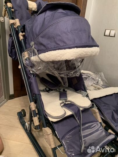 Санки-коляска Ника Детям 7-8К (нд7-8К)