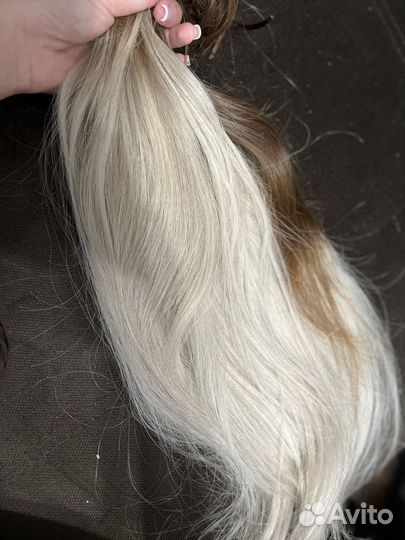 Волосы для наращивания бу 45 см