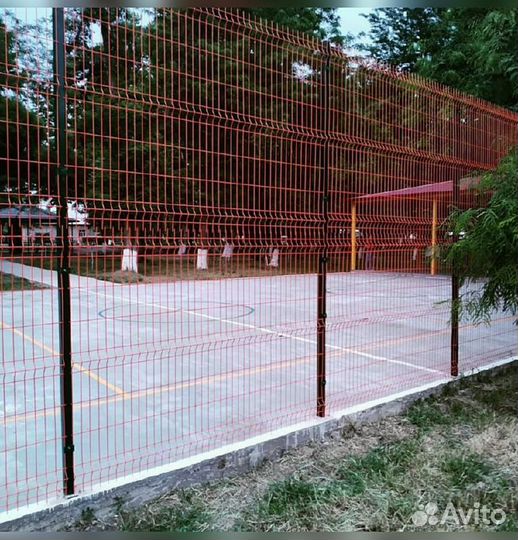Сетка для забора 3d