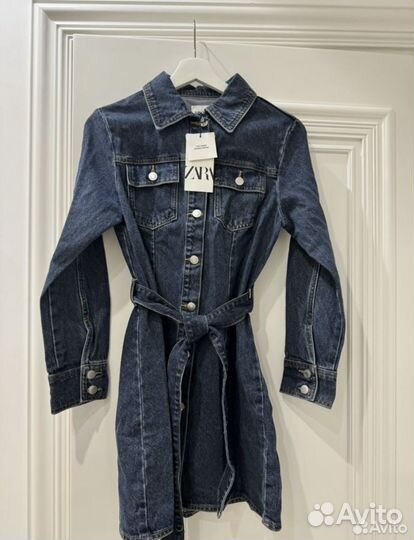 Платье джинсовое zara