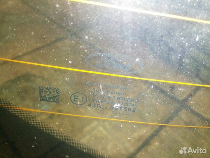Стекло заднее Форд Фокус 3 седан