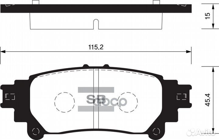 Колодки торм.дисковые Hi-Q toyota sienna 11- R