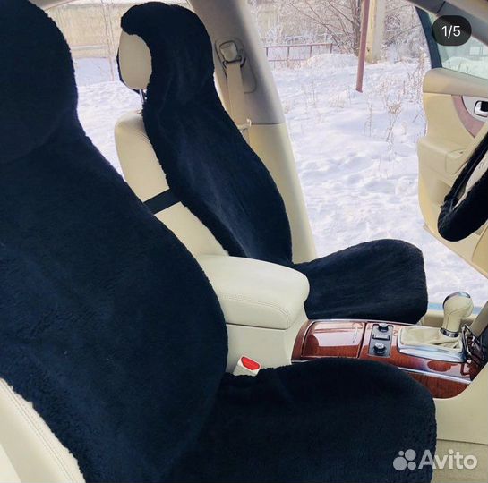 Меховые накидки на сиденья авто