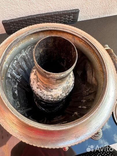 Медный самовар на дровах СССР, 7 л