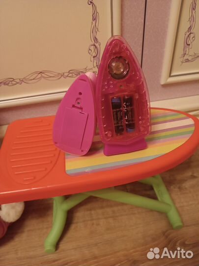 Утюг игрушечный(2шт)и гладильная доска