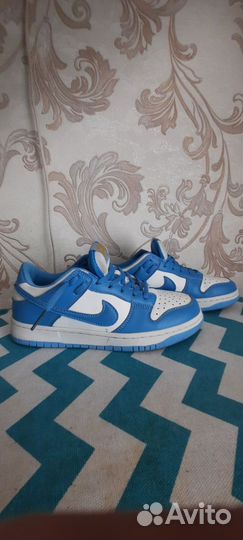 Кроссовки новые Nike Dunk Sb Low White Blue