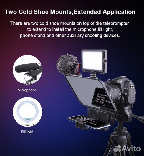 Телесуфлёр BestView для камеры (моб/планшет)