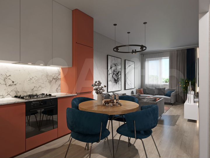 1-к. квартира, 39,9 м², 5/17 эт.