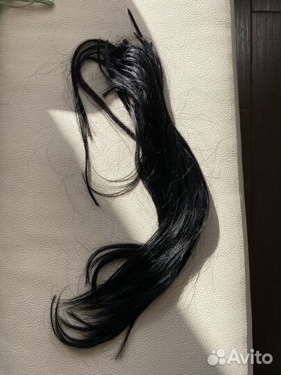 Нат волосы 1.0 черный